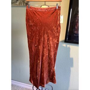 New Maeve Velvet Midi Skirt Size 4